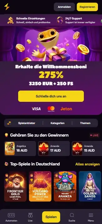 Zoome Casino mobil: Handy-Version und App-Status